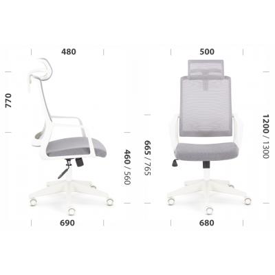 Кресло руководителя EPIK Р-700 PLW TW69-128 (серый), купить в Екатеринбурге, приобрести, большой выбор моделей