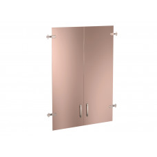 Двери стеклянные тонированные 3 секции 64.38т Дуб Кронберг