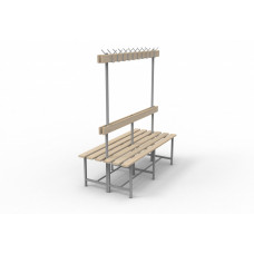 Скамья СВТ-5(2) (двойная, с крючками)