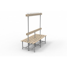 Скамья СВТ-5(2) (двойная, с крючками, регулируемыми опорами)