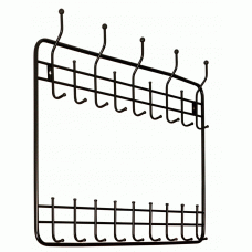 Вешалка 2-х ярусная 1100-К, цвет Черный