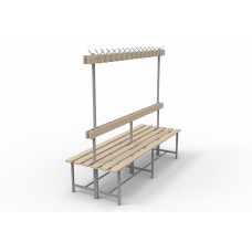 Скамья СВТ-6(2) (двойная, с крючками)