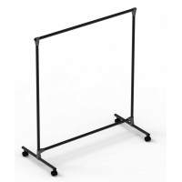 Вешалка групповая "ВГР-3" (на колесах), цвет Черный