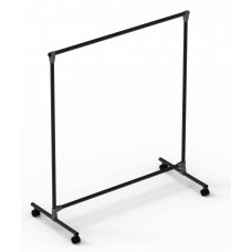 Вешалка групповая "ВГР-3" (на колесах), цвет Черный