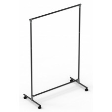 Вешалка групповая "ВГР-4" (на колесах), цвет Черный