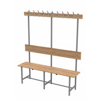 Скамья СВТ-5 ЛДСП с регулируемыми опорами(дуб вотан)