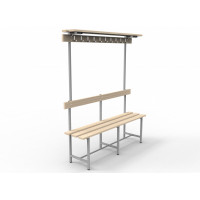 Скамья СВТ-8 (с крючками, полкой, регулируемой опорой)