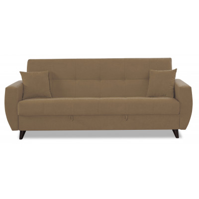 Диван Бетти 2 БД, ткань Luma 06 (какао велюр)