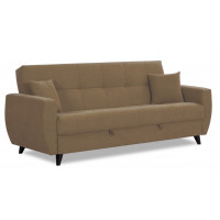 Диван Бетти 2 БД, ткань Luma 06 (какао велюр)