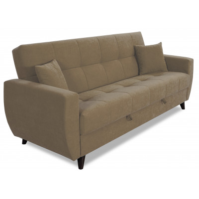 Диван Бетти 2 БД, ткань Luma 06 (какао велюр)