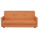 Диван КВИН БД, ткань SIMPLE 14 (оранжевый велюр)