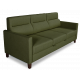 Диван МАРСЕЛЬ БД, ткань Denmark 12 (темно-зеленый) рогожка