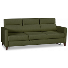 Диван МАРСЕЛЬ БД, ткань Denmark 12 (темно-зеленый) рогожка