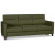Диван МАРСЕЛЬ БД, ткань Denmark 12 (темно-зеленый) рогожка