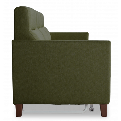 Диван МАРСЕЛЬ БД, ткань Denmark 12 (темно-зеленый) рогожка