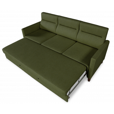 Диван МАРСЕЛЬ БД, ткань Denmark 12 (темно-зеленый) рогожка