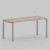 Стол на П-образных металлических опорах ЛО.Кпп_6, 1200х600, Ясень светлый