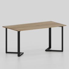 Стол на У-образных металлических опорах ЛО.КУ-6, 1400х600, Дуб Кронберг    