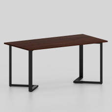 Стол на У-образных металлических опорах ЛО.КУ-6, 1400х600, Орех Гепланкт