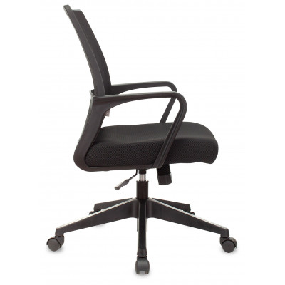 Кресло Бюрократ MC-201 черный TW-01 TW-11 сетка/ткань крестов. пластик