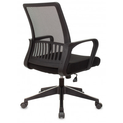 Кресло Бюрократ MC-201 черный TW-01 TW-11 сетка/ткань крестов. пластик