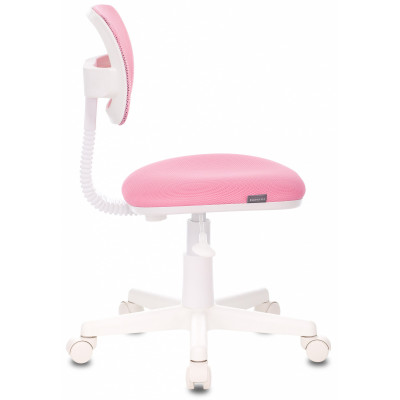 Кресло детское Бюрократ CH-W299 розовый TW-06A TW-13A сетка/ткань крестов. пластик пластик белый