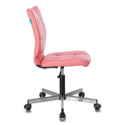 Кресло Бюрократ CH-330M розовый Lincoln 205 экокожа крестов. металл хром