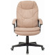 Кресло руководителя Бюрократ CH-868N бежевый Or-14 экокожа крестов. пластик