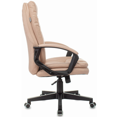 Кресло руководителя Бюрократ CH-868N бежевый Or-14 экокожа крестов. пластик