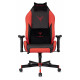 Кресло игровое Knight Neon черный/красный соты экокожа с подголов. крестов. металл