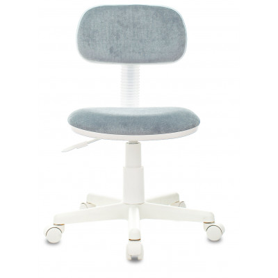 Кресло детское Бюрократ CH-W201NX серо-голубой Light-28 крестов. пластик белый пластик белый