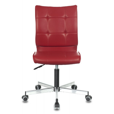 Кресло Бюрократ CH-330M красный Next-13 экокожа крестов. металл хром