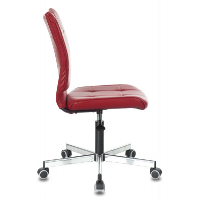 Кресло Бюрократ CH-330M красный Next-13 экокожа крестов. металл хром