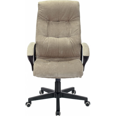 Кресло руководителя Бюрократ CH-824 Fabric песочный Light-21 крестов. пластик