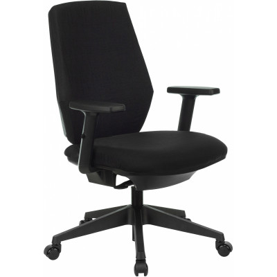 Кресло Бюрократ CH-545/1D черный 38-418 крестов. пластик