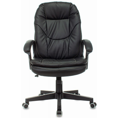 Кресло руководителя Бюрократ CH-868N черный экокожа крестов. пластик