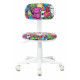 Кресло детское Бюрократ CH-W201NX мультиколор маскарад крестов. пластик пластик белый