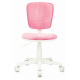 Кресло детское Бюрократ CH-W204NX розовый Velvet 36 крестов. пластик белый пластик белый