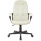 Кресло руководителя Бюрократ CH 002 слоновая кость OR-10 экокожа крестов. пластик