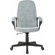 Кресло руководителя Бюрократ CH 002 Fabric серо-голубой Light-28 крестов. пластик