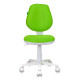 Кресло детское Бюрократ CH-W213 салатовый TW-18 крестов. пластик пластик белый