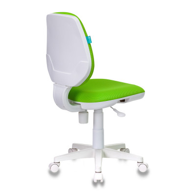 Кресло детское Бюрократ CH-W213 салатовый TW-18 крестов. пластик пластик белый