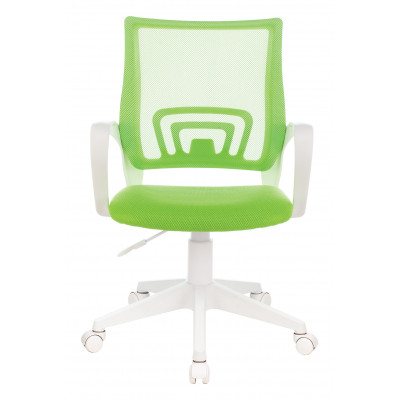 Кресло Бюрократ CH-W695NLT салатовый TW-03A TW-18 сетка/ткань крестов. пластик пластик белый