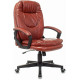 Кресло руководителя Бюрократ CH-868N коричневый Boroko-37 экокожа крестов. пластик