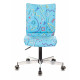 Кресло Бюрократ CH-330M голубой Sticks 06 крестов. металл хром