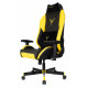 Кресло игровое Knight Neon черный/желтый соты экокожа с подголов. крестов. металл