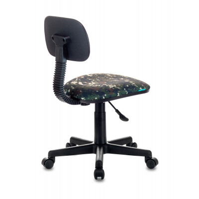 Кресло детское Бюрократ CH-201NX зеленый милитари Military крестов. пластик