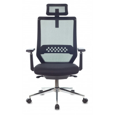 Кресло эргономичное Бюрократ MC-612N-H черный TW-01 38-418 сетка/ткань с подголов. крестов. металл хром