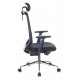Кресло эргономичное Бюрократ MC-612N-H черный TW-01 38-418 сетка/ткань с подголов. крестов. металл хром