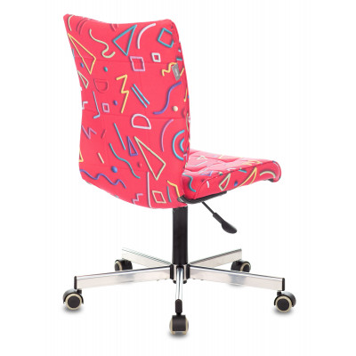 Кресло Бюрократ CH-330M малиновый Sticks 05 крестов. металл хром